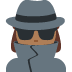 woman detective: medium-dark skin tone on Twitter/X