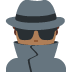 man detective: medium-dark skin tone on Twitter/X