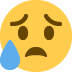 sad but relieved face on Twitter/X