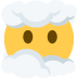 face in clouds on Twitter/X