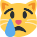 crying cat on Twitter/X