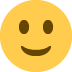 slightly smiling face on Twitter/X