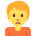 person frowning on Twitter/X