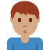 man pouting: medium skin tone on Twitter/X