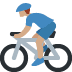 man biking: medium skin tone on Twitter/X