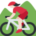 woman mountain biking: light skin tone on Twitter/X