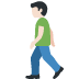 man walking: light skin tone on Twitter/X