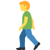 man walking on Twitter/X