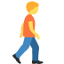 person walking facing right on Twitter/X