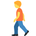 person walking on Twitter/X
