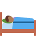 person in bed: medium-dark skin tone on Twitter/X