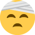 face with head-bandage on Twitter/X