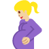 pregnant woman: medium-light skin tone on Twitter/X