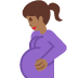 pregnant woman: medium-dark skin tone on Twitter/X