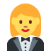 woman in tuxedo on Twitter/X
