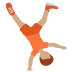 person cartwheeling: medium skin tone on Twitter/X