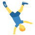 man cartwheeling on Twitter/X