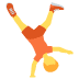 person cartwheeling on Twitter/X