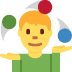man juggling on Twitter/X