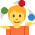 person juggling on Twitter/X