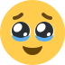 face holding back tears on Twitter/X