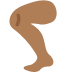 leg: medium-dark skin tone on Twitter/X