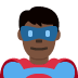 man superhero: dark skin tone on Twitter/X