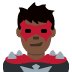 man supervillain: dark skin tone on Twitter/X