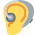 ear with hearing aid on Twitter/X