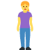 woman standing on Twitter/X