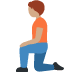 person kneeling: medium skin tone on Twitter/X