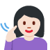 deaf woman: light skin tone on Twitter/X