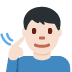 deaf man: light skin tone on Twitter/X