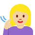 deaf woman: medium-light skin tone on Twitter/X