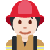 firefighter: light skin tone on Twitter/X
