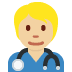 health worker: medium-light skin tone on Twitter/X
