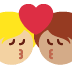 kiss: person, person, medium-light skin tone, medium skin tone on Twitter/X