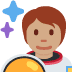 astronaut: medium skin tone on Twitter/X