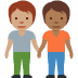 people holding hands: medium skin tone, medium-dark skin tone on Twitter/X