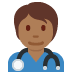 health worker: medium-dark skin tone on Twitter/X
