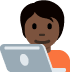 technologist: dark skin tone on Twitter/X