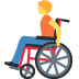 person in manual wheelchair on Twitter/X