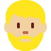 man: medium-light skin tone, beard on Twitter/X