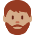 man: medium skin tone, beard on Twitter/X