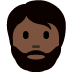 person: dark skin tone, beard on Twitter/X