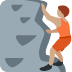 person climbing: medium skin tone on Twitter/X