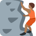 person climbing: medium-dark skin tone on Twitter/X