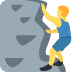 man climbing on Twitter/X