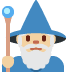 man mage: medium-light skin tone on Twitter/X