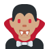 man vampire: medium skin tone on Twitter/X